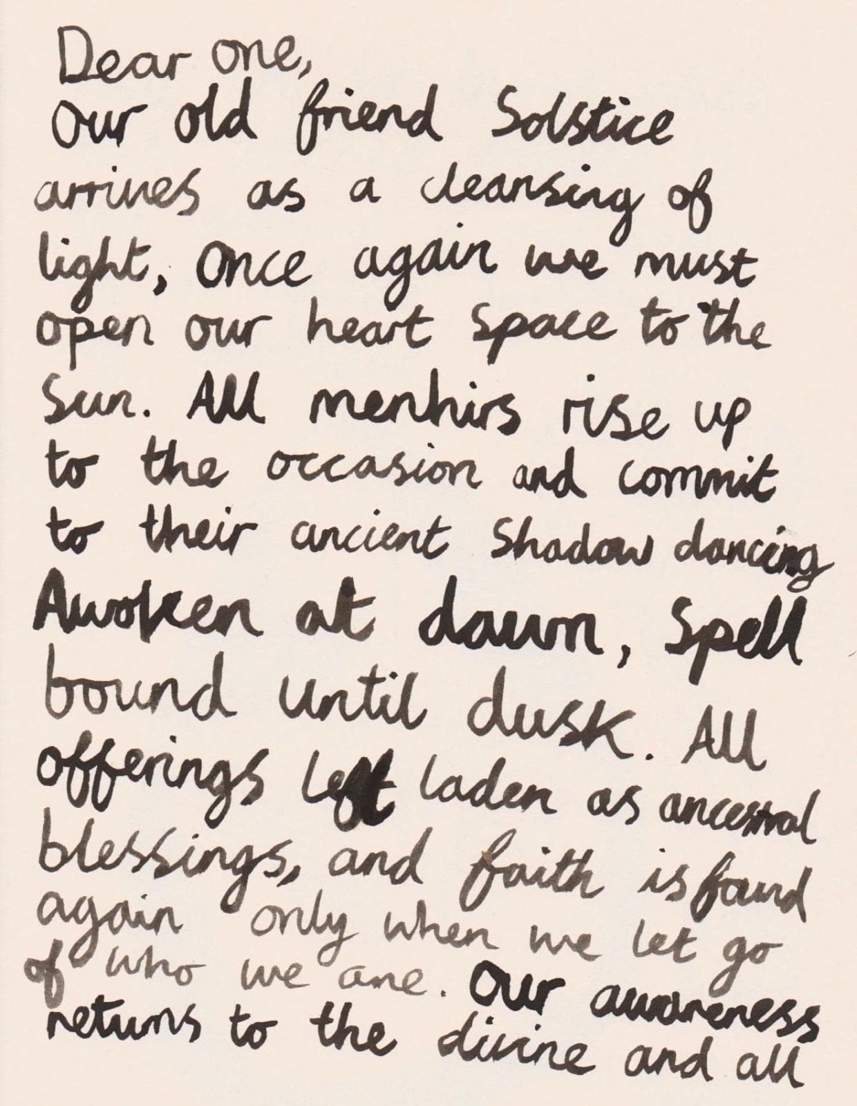Solstice Blessing