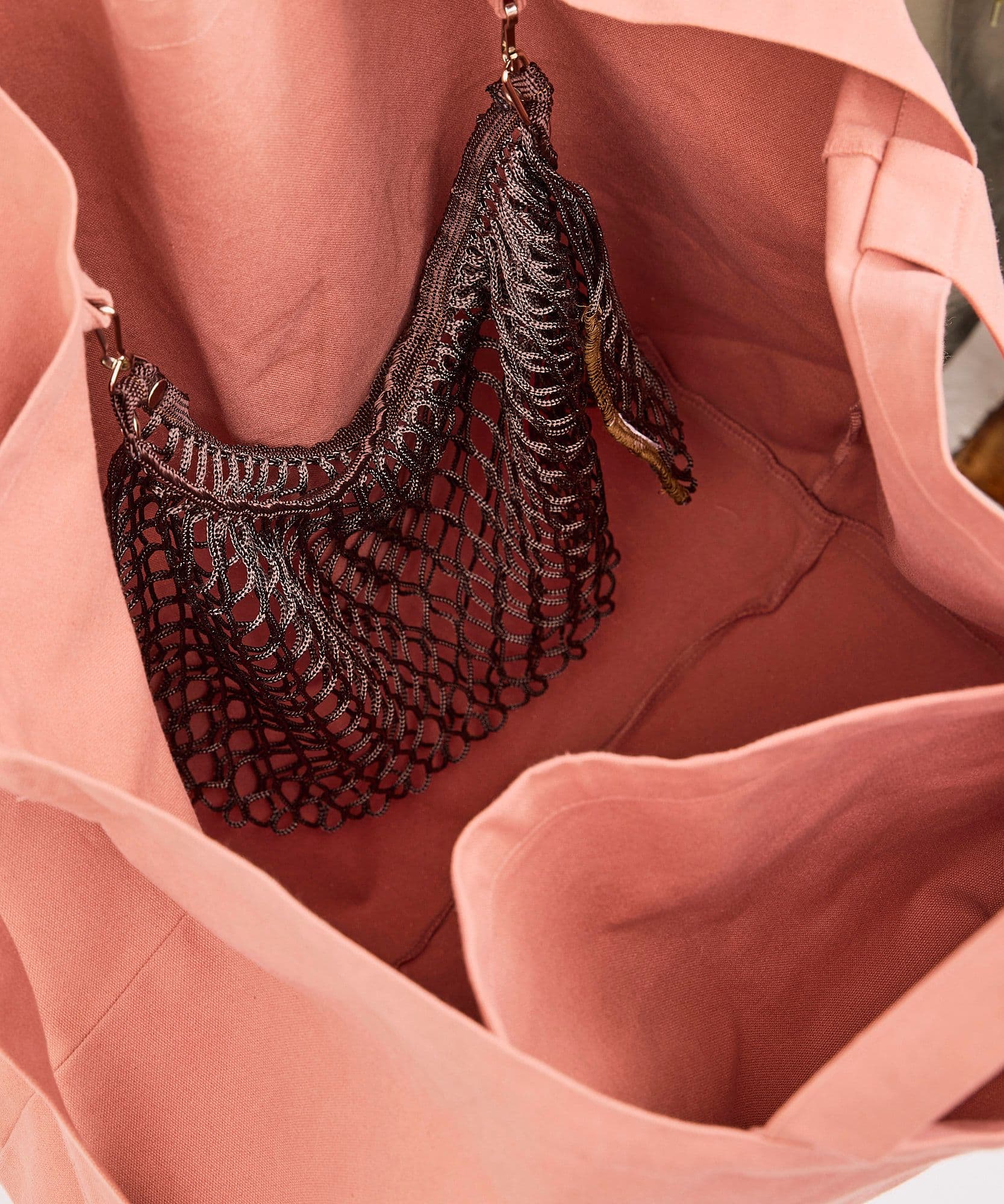 The Jolene bakery x filt of france net poacher pocket in brown