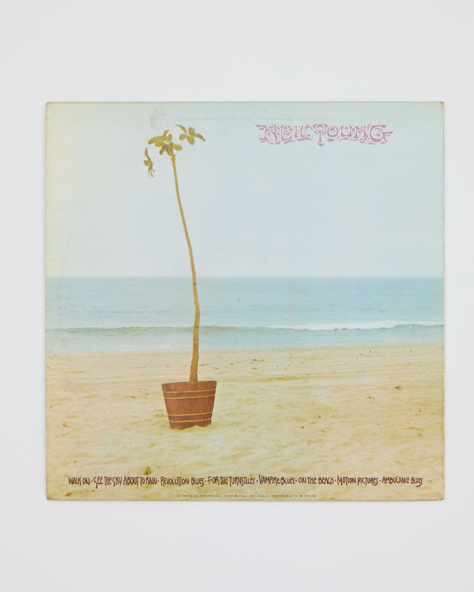 Jolene bakery vintage vinyl record neil young on the beach