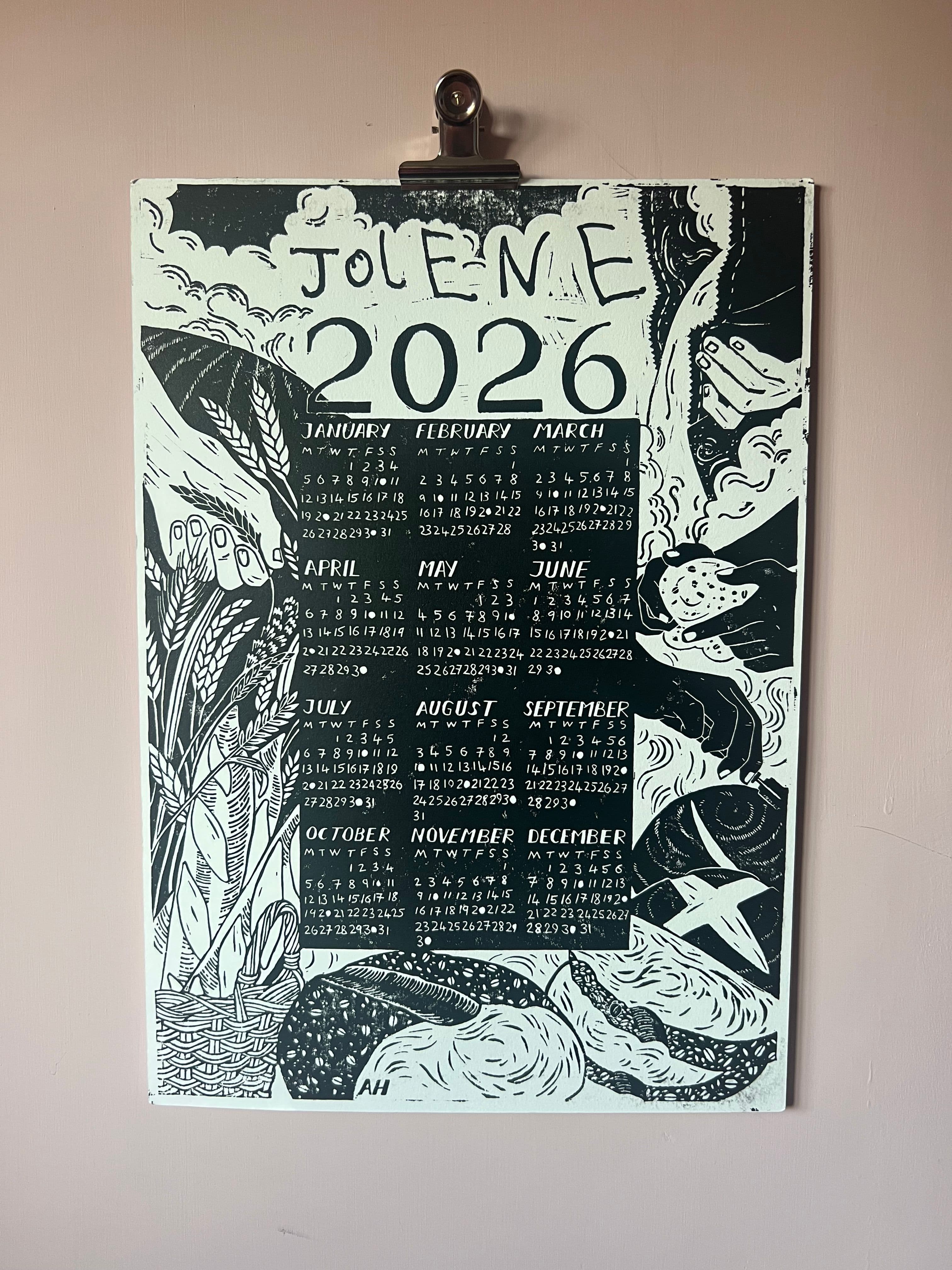 Jolene Calendar