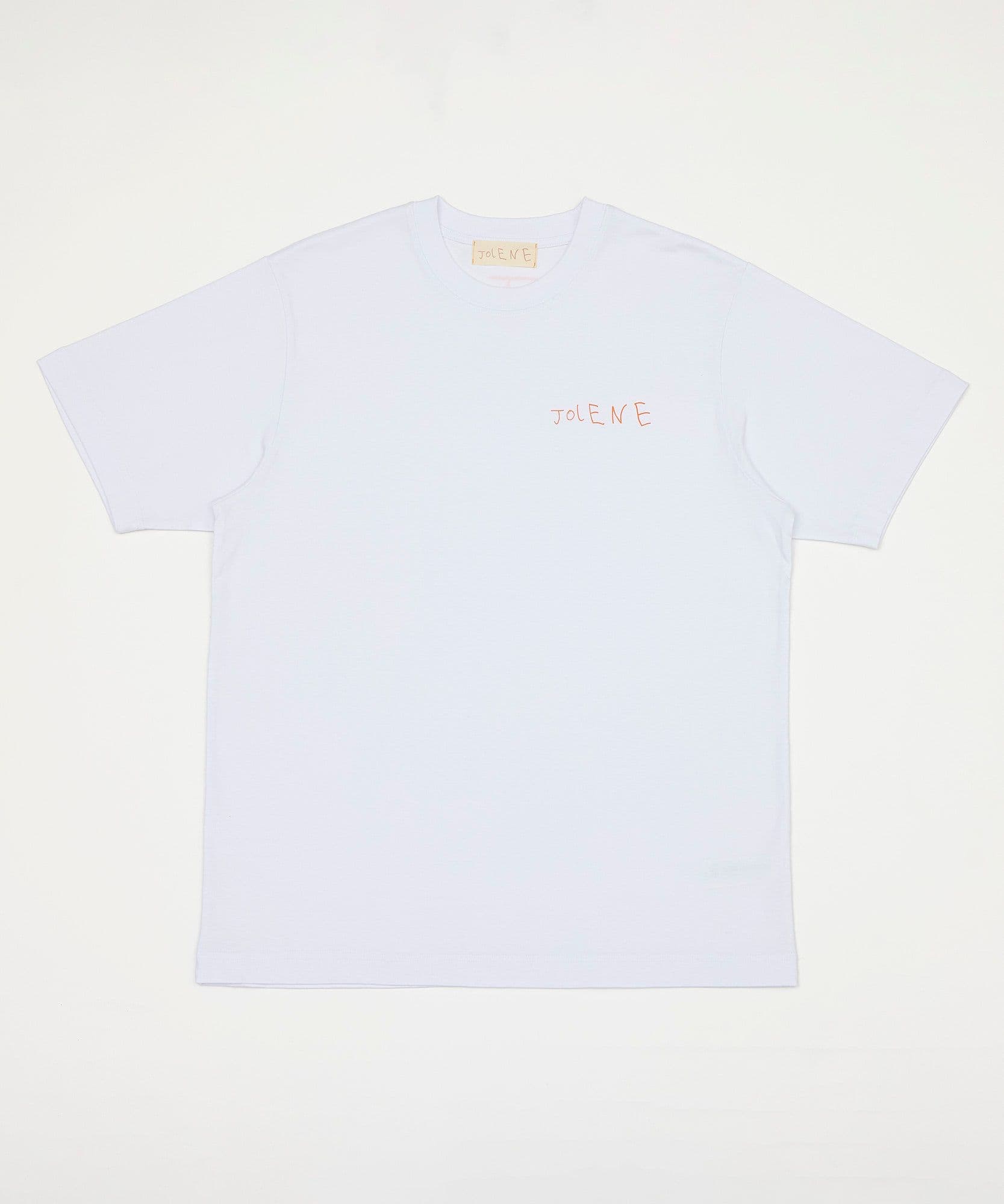 The Jolene bakery house t shirt in caramel colour on a white background