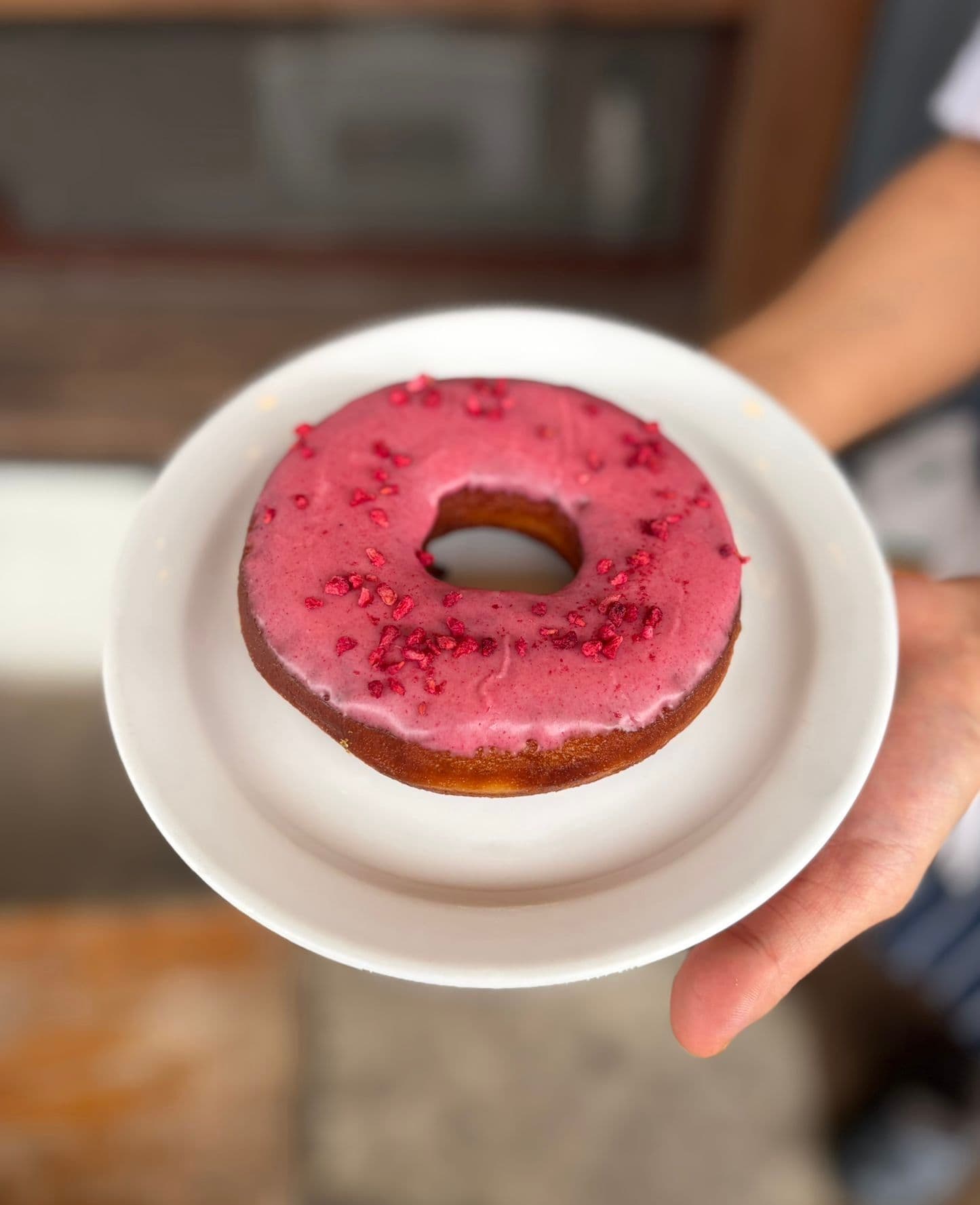 Jolene Bakery London pink doughnut tee shirt