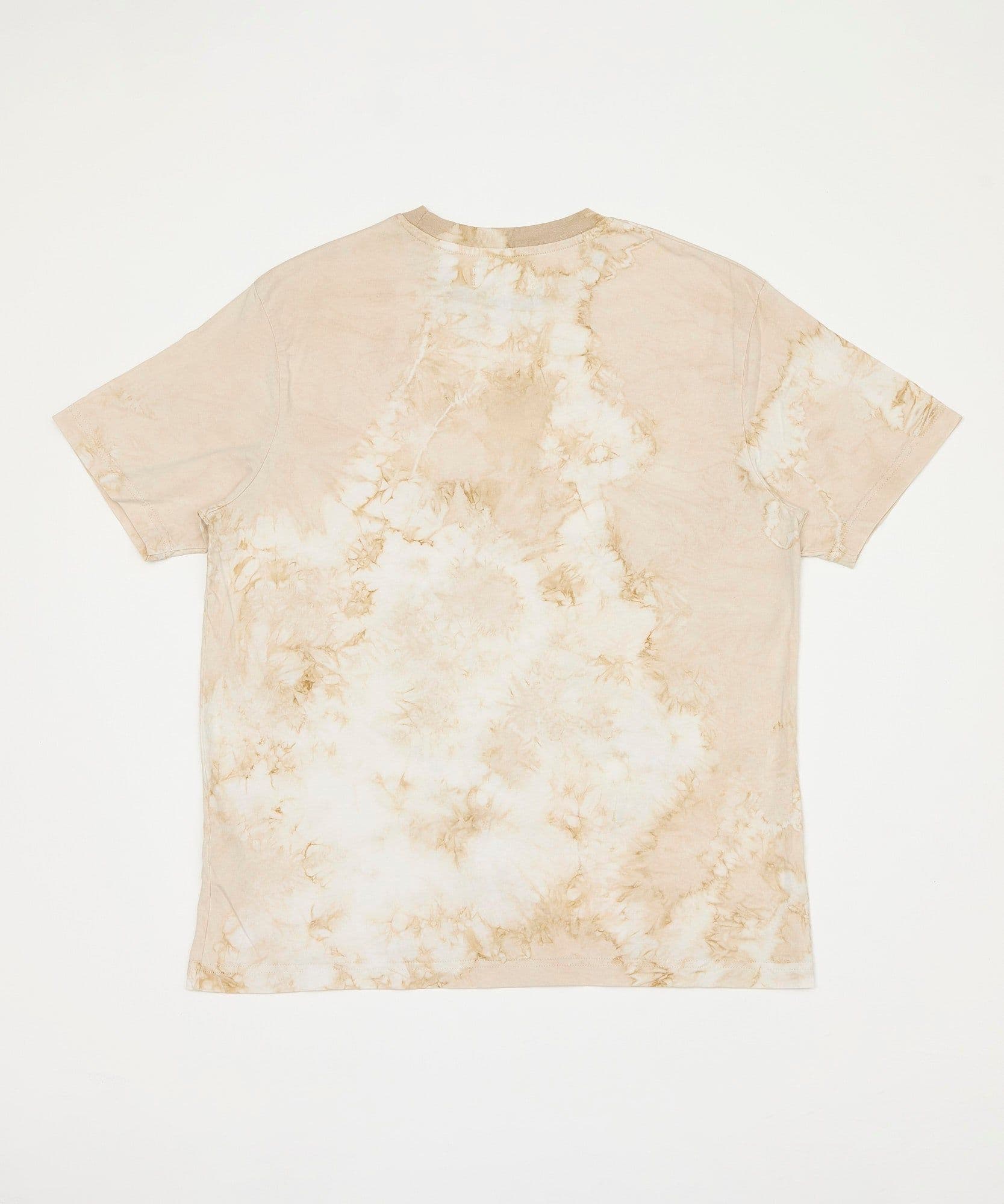 A flat product image of the Jolene coffee dyed short sleeve t shirt