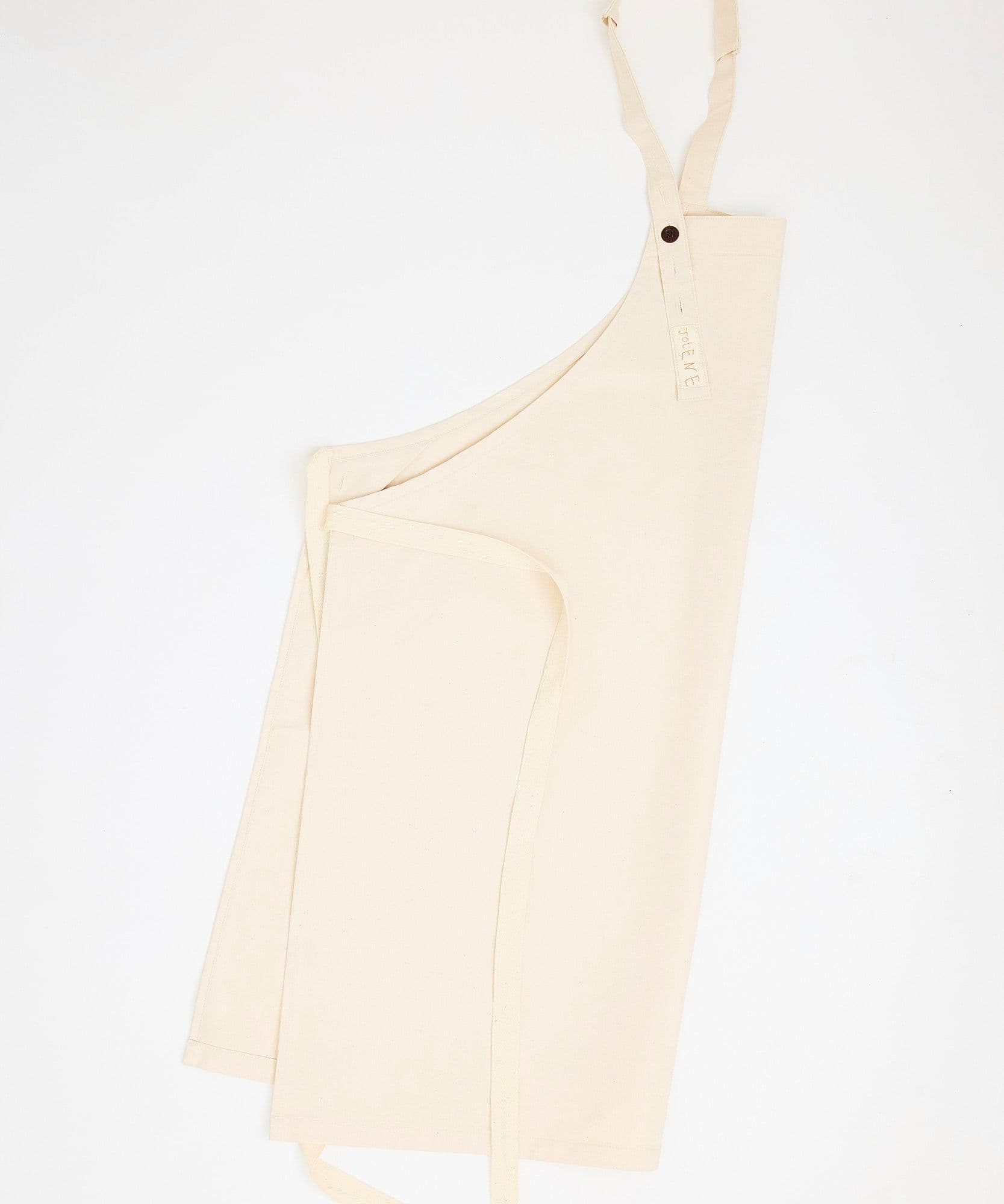 The Jolene Bakery house apron pictured here in the stone colour