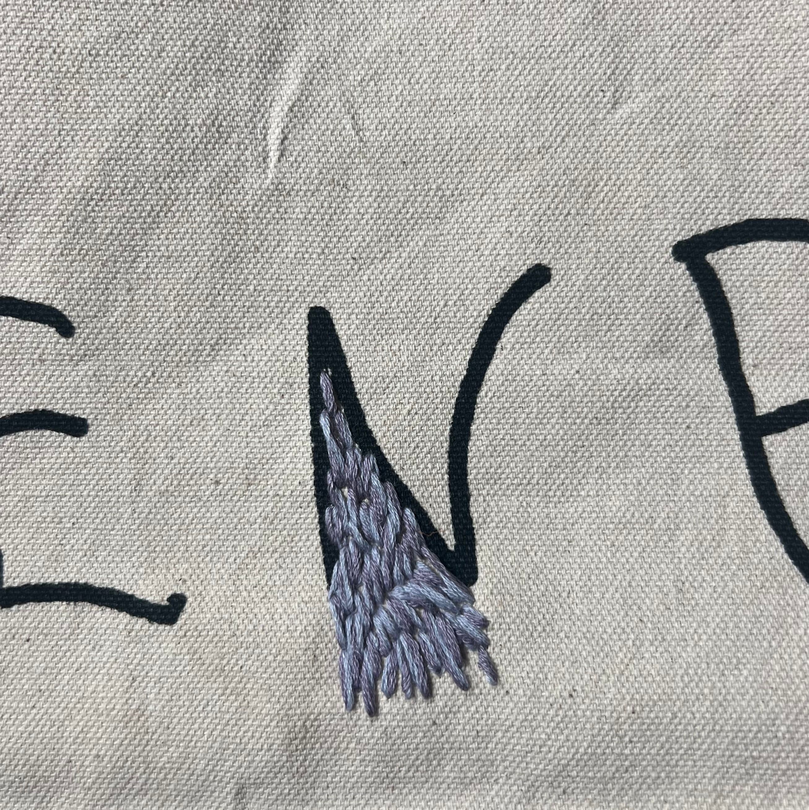 Embroidered Jolene Tote