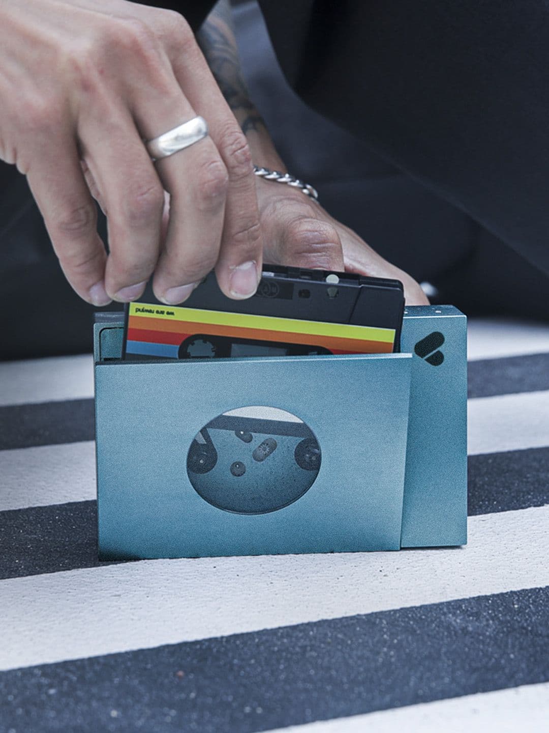 We are rewind cassette player