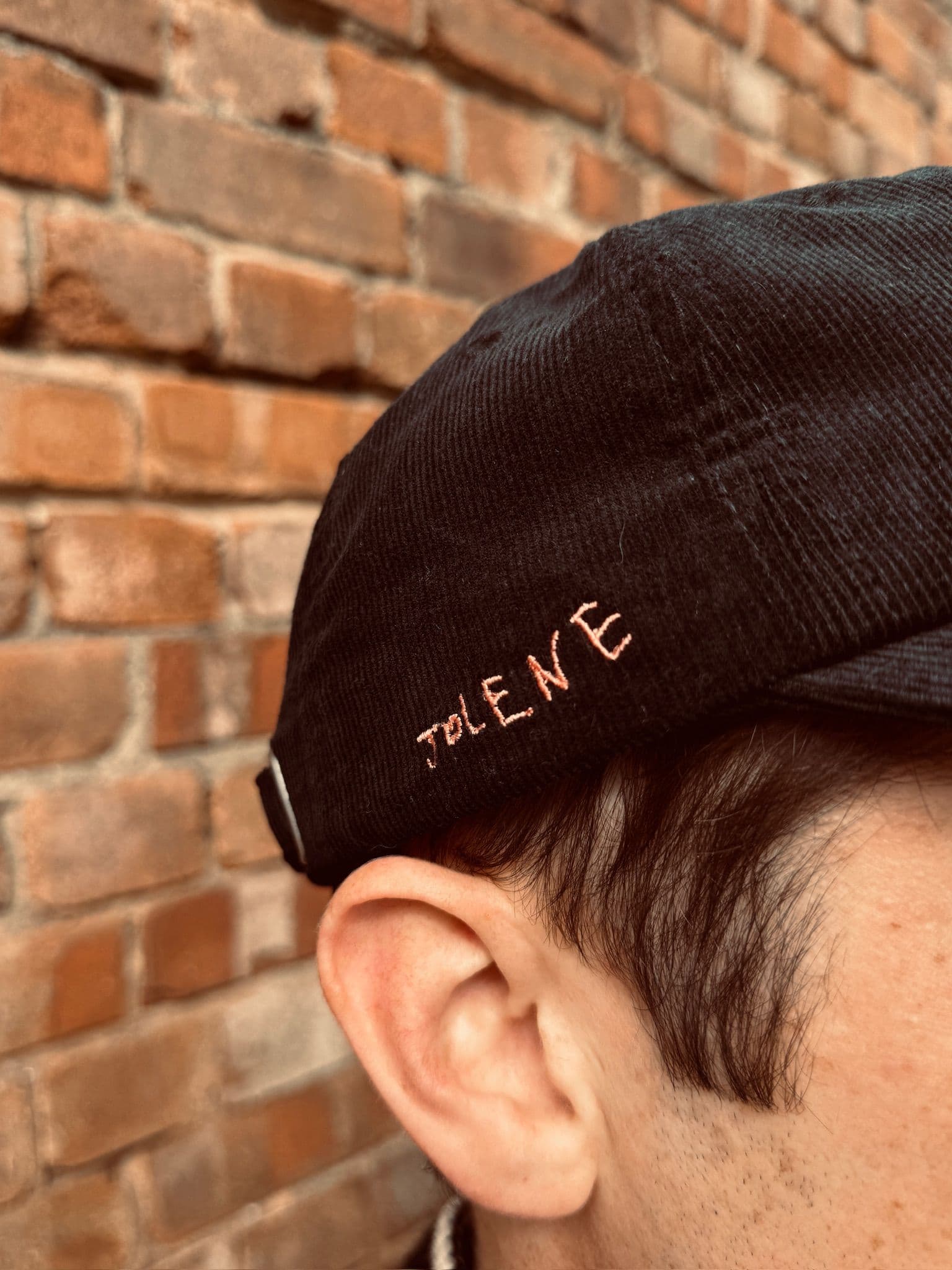 Jolene Black Cord Cap