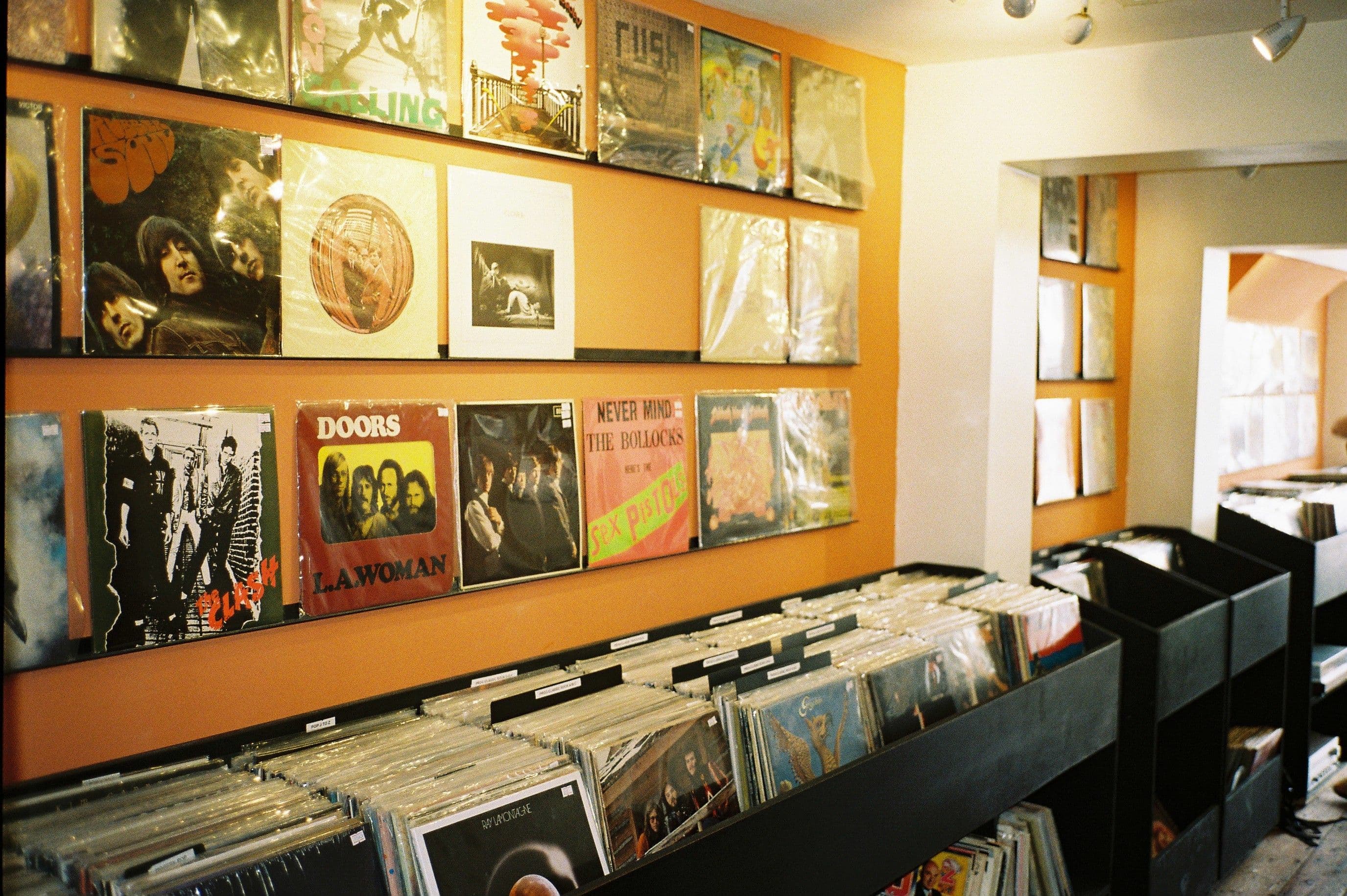 Second hand record collecting