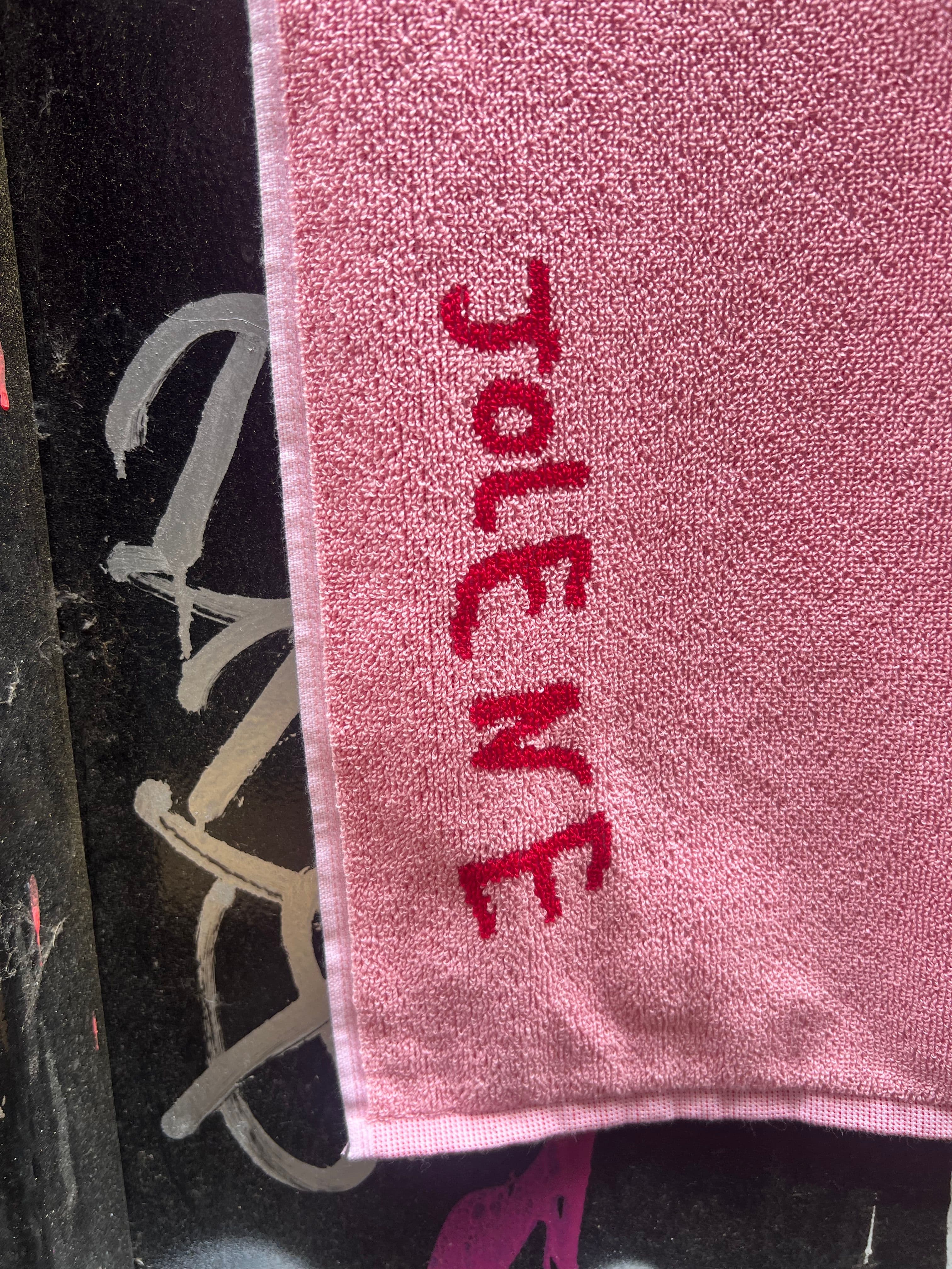 Jolene Love is pain au chocolat towel