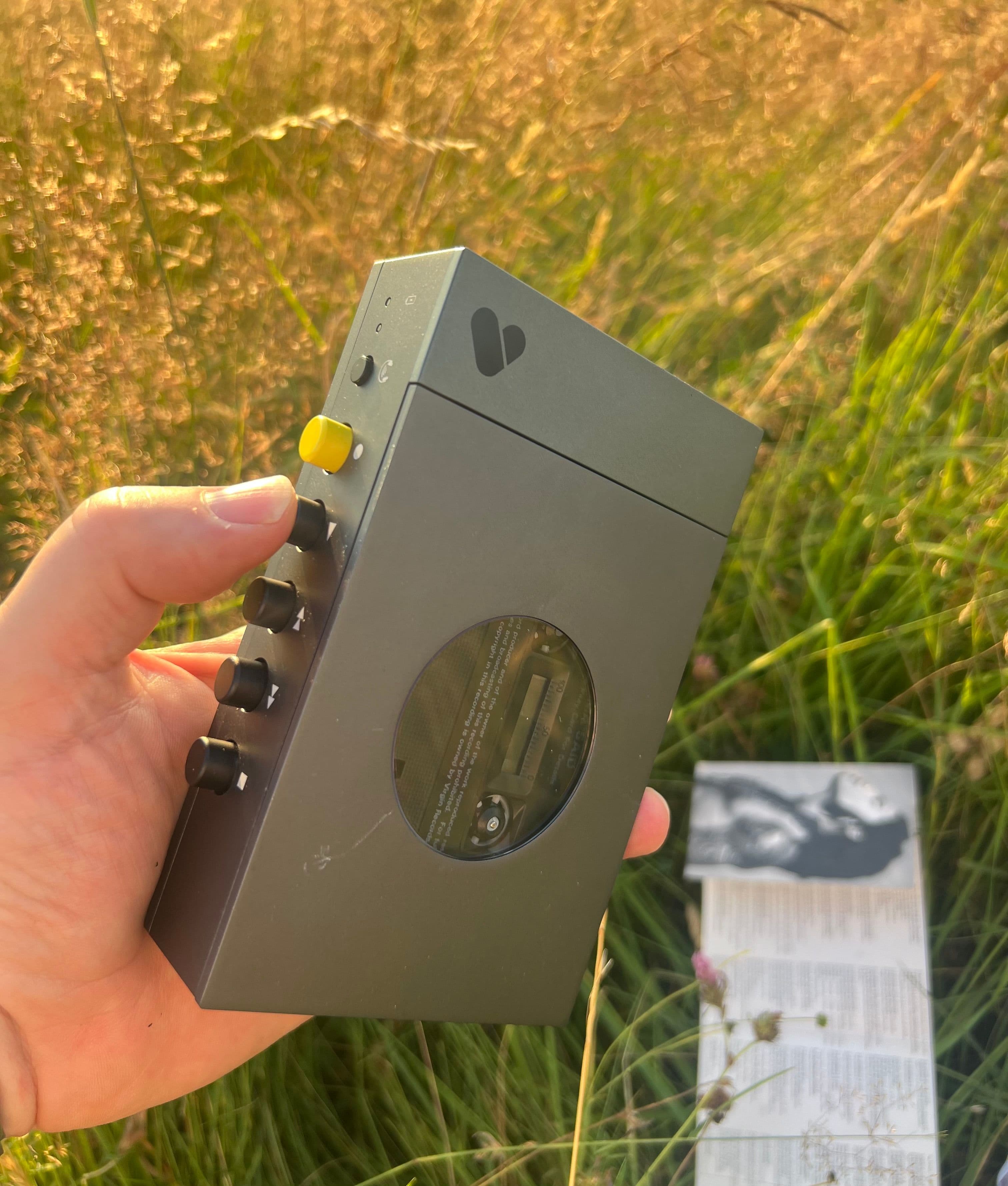We are rewind cassette player