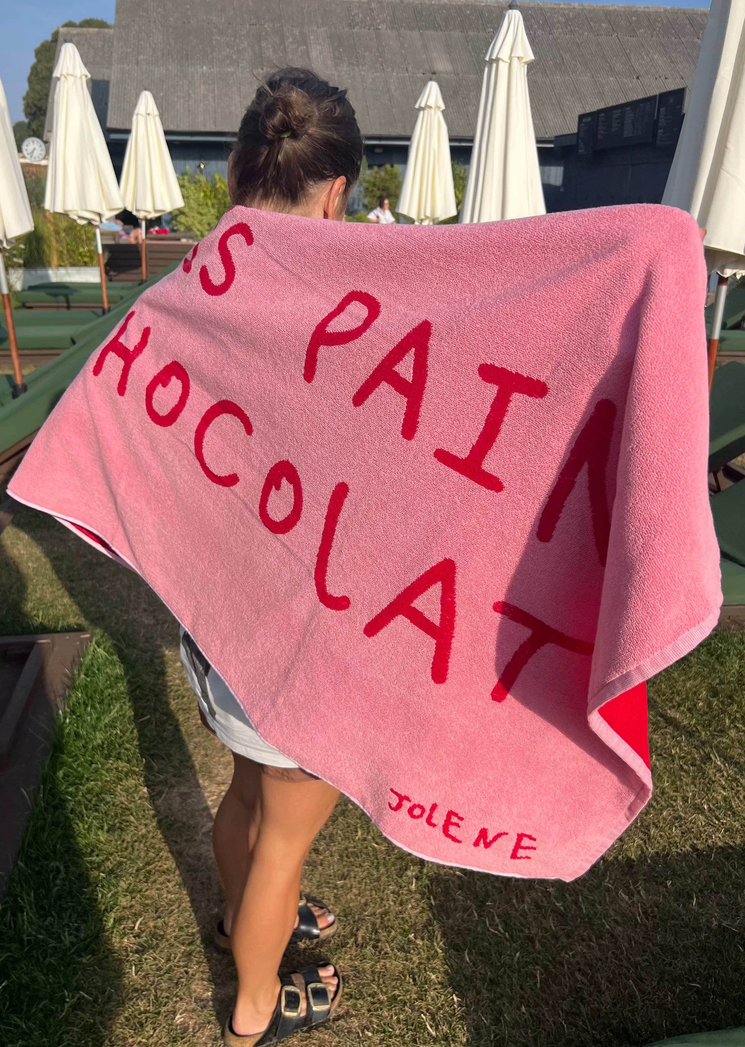 Jolene Love is pain au chocolat towel